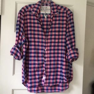 Women’s plaid blouse